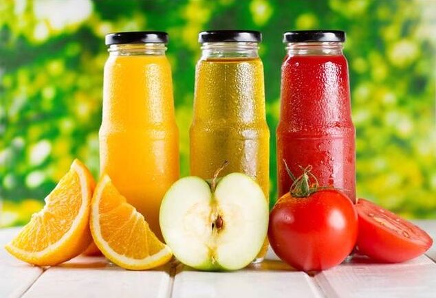 sokovi od voća i povrća za prostatitis